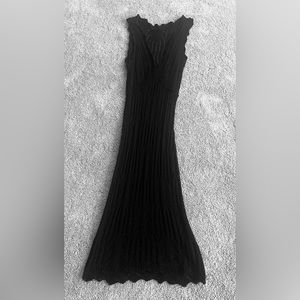 Guess Black Crochet Sleeveless Dress